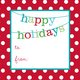 Banner Happy Holidays Gift Stickers Image 2 of 2